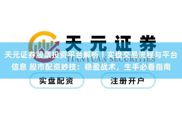 天元证券股票投资平台解析｜实盘交易流程与平台信息 股市配资妙技：稳盈战术，生手必看指南