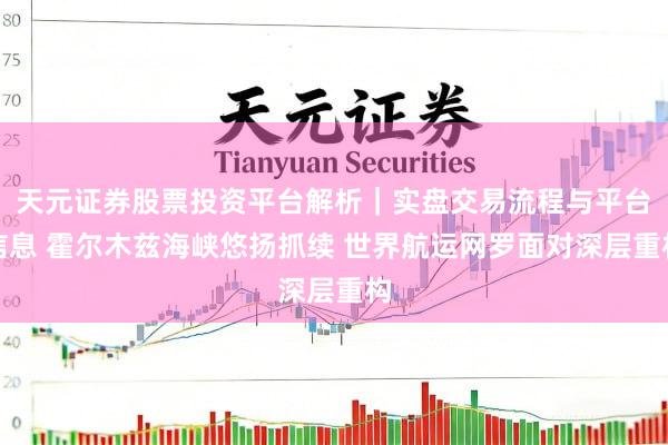 天元证券股票投资平台解析｜实盘交易流程与平台信息 霍尔木兹海峡悠扬抓续 世界航运网罗面对深层重构