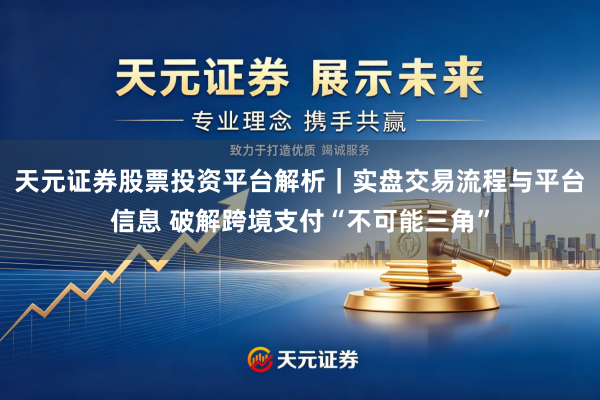 天元证券股票投资平台解析｜实盘交易流程与平台信息 破解跨境支付“不可能三角”